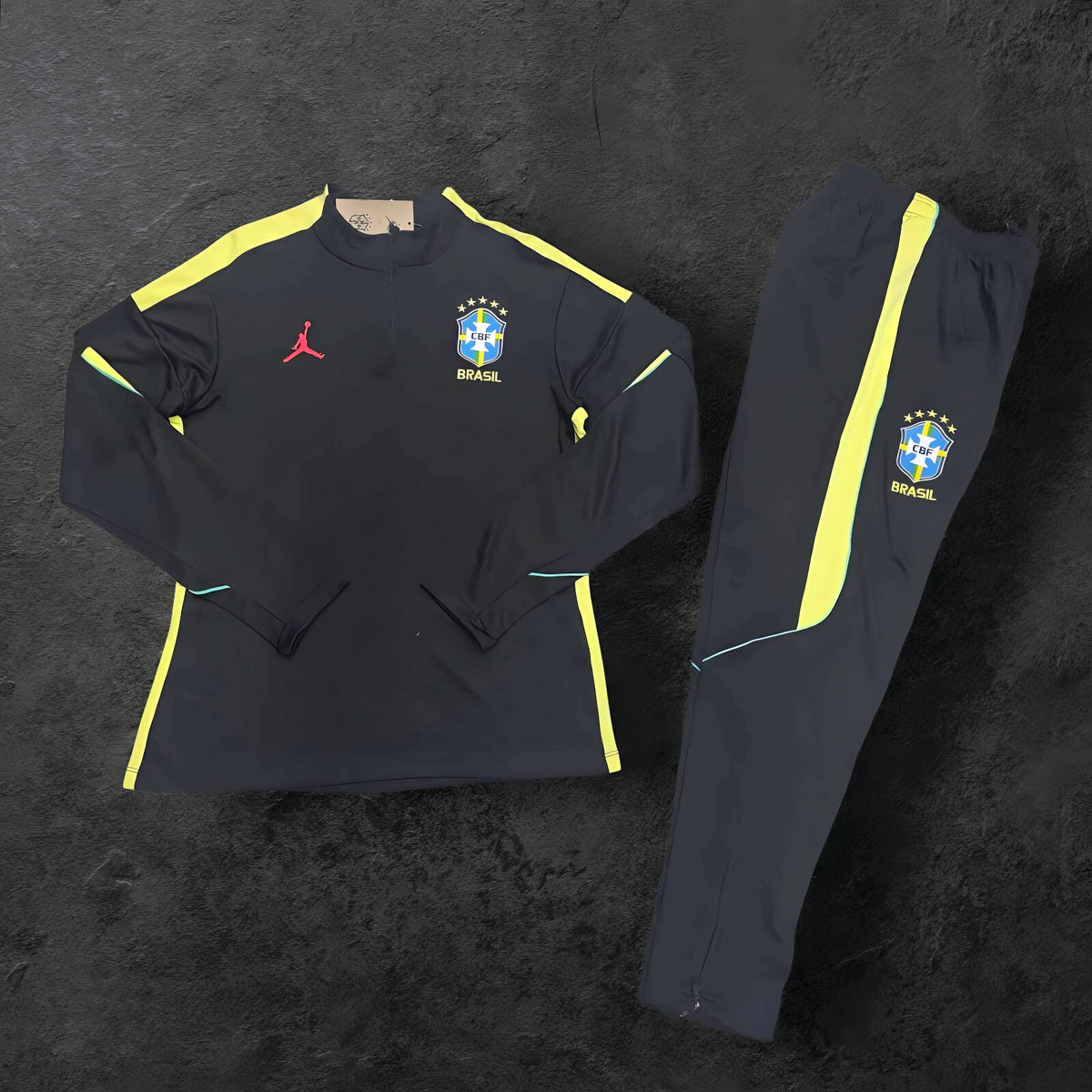 Brazil National Football Team Jordan Training Tracksuit 2026