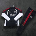 Arsenal Adidas Training Football Tracksuit 2024/25 - Black/White