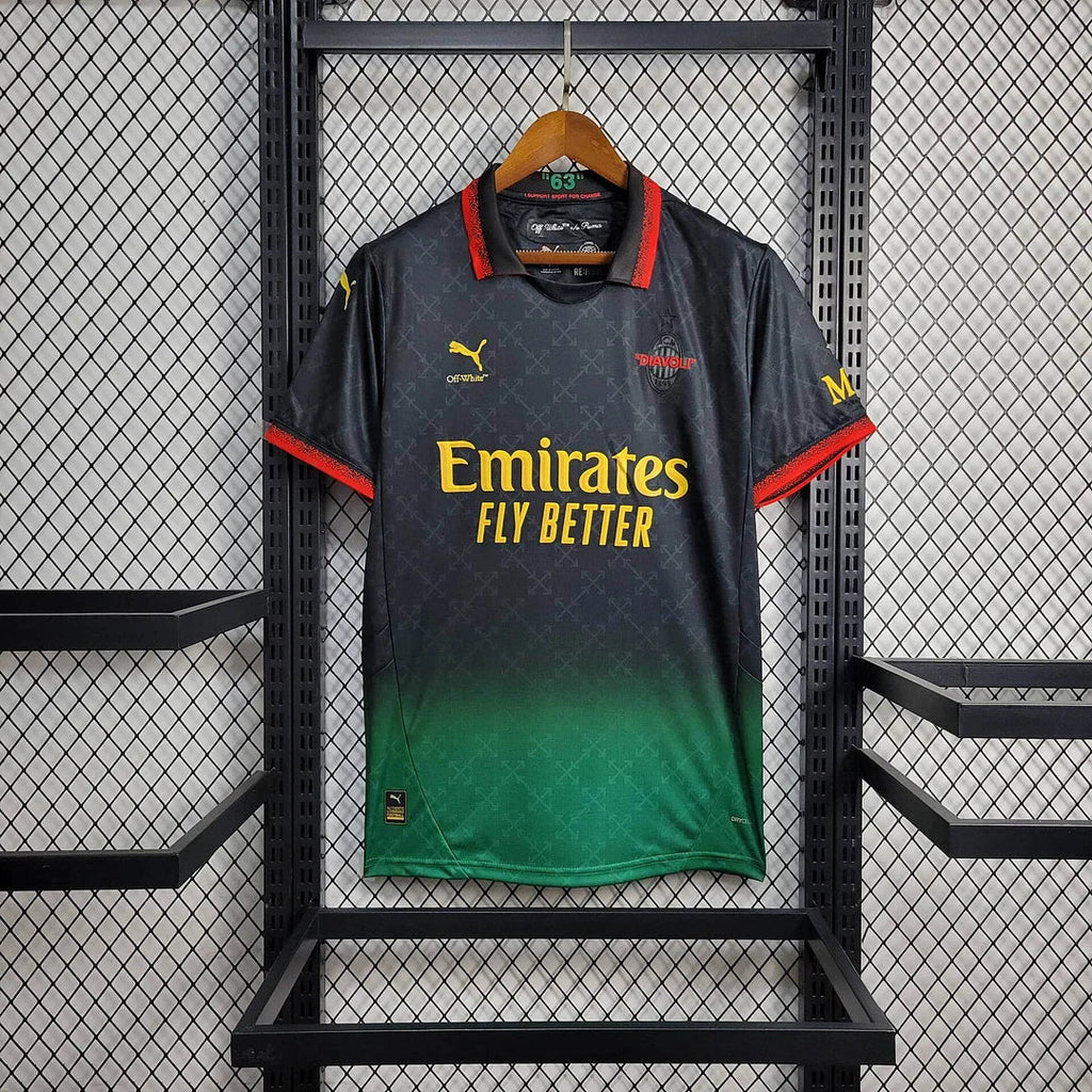 AC Milan x OFF-WHITE Football Jersey 2024/2025
