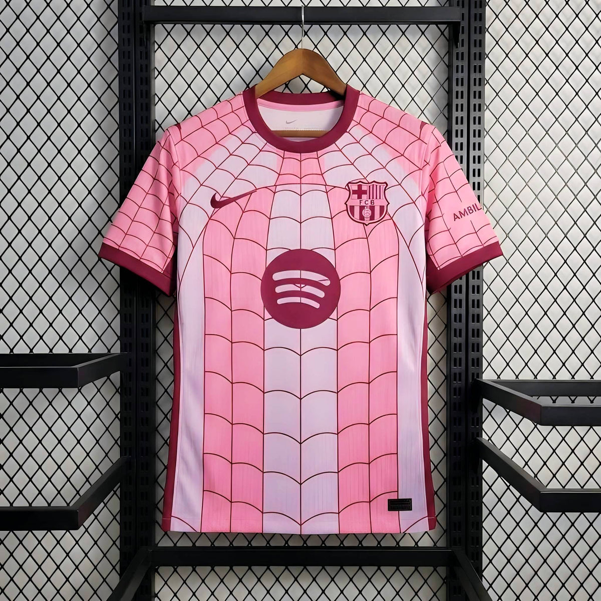 FC Barcelona x Spider-Man Special Edition Pink Concept Jersey 2026