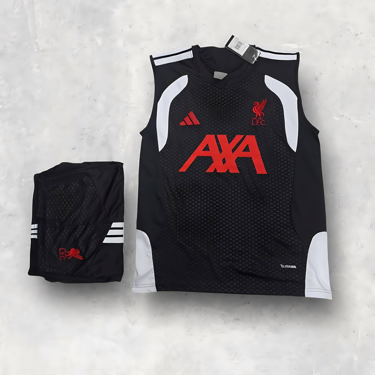 Liverpool Black & Red Sleeveless Training Set 2026/2027