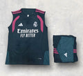 Real Madrid Dark Teal & Pink Sleeveless Training Set 2026/2027