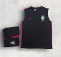 Brazil Red & Black Sleeveless Training Set 2026/2027