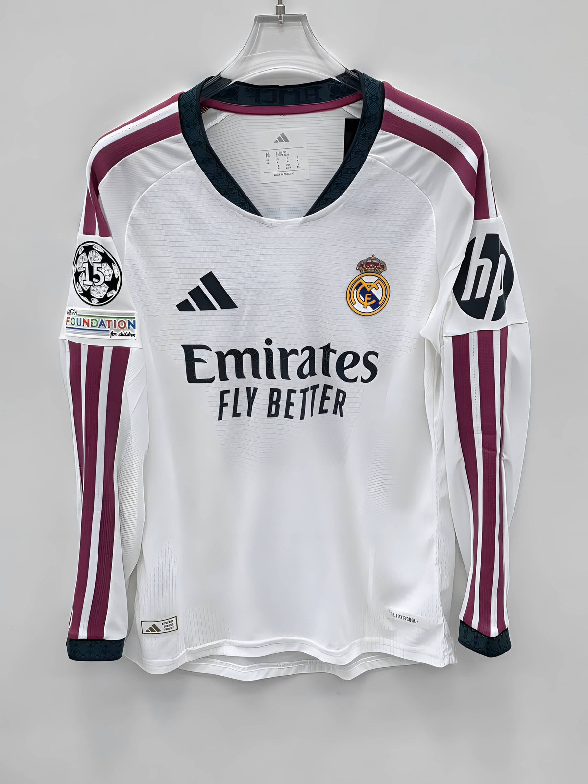 Real Madrid 2026/2027 Home Long Sleeve Jersey